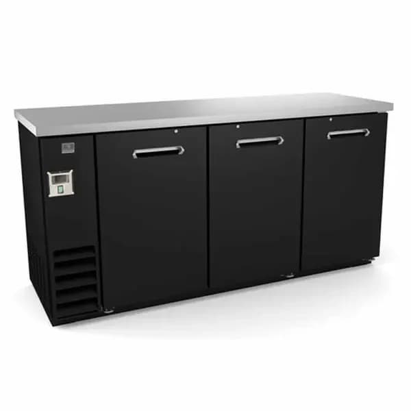 Kelvinator KCHBB72S Stainless Steel Top Back Bar Cooler 73-1/8"W