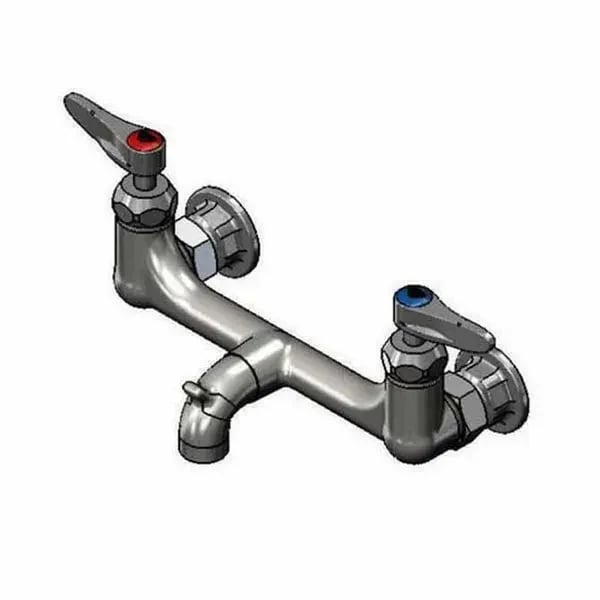 T&S B-0672-CR-RGH 8" Wall Mount Service Sink Faucet