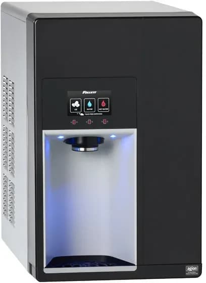 Follett 15CI114A-HW-CL-CA-00 Champion® Series Countertop Ice and Water Dispenser 125 Pound Daily Production 15 Pound Storage Sensor Dispense Chewblet Style Ice — 115V, 1PH