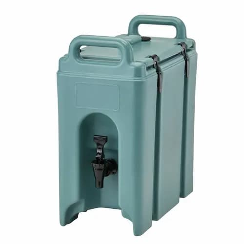 Cambro 250LCD401 Camtainer 2-1/2 Gallon Insulated Slate Blue Beverage Dispenser