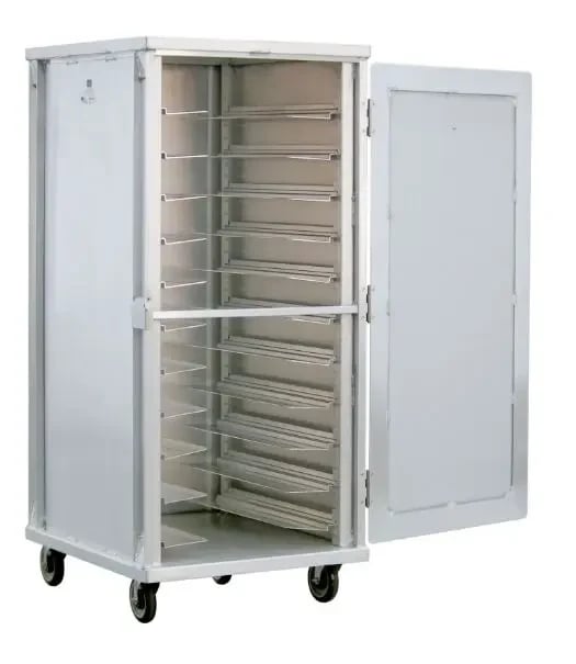 Carter-Hoffmann® E8610V Freestanding Prepared Food Transport Cart Ambient (10)18" x 26" Trays Adjustable Universal Slides