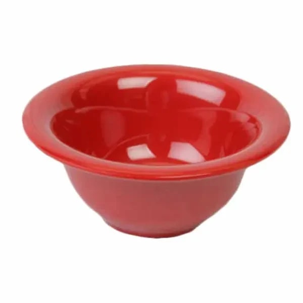 Thunder Group CR5510PR Pure Red 10 oz. Melamine Soup Bowl | Case of 12 — main image