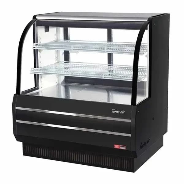 Turbo Air TCGB-48DR-B Dry Black Bakery Display Case 48-1/2"W