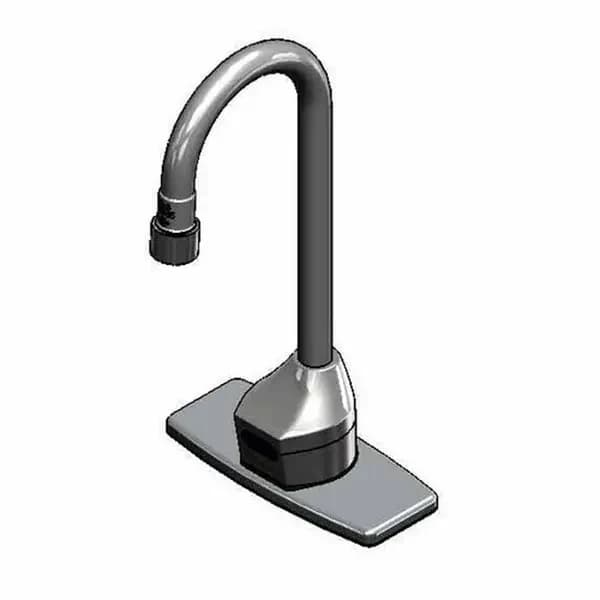T&S Brass EC-3100-4DP-HG T&S Single Hole Deck Mount ChekPoint Electronic Hands Free Sensor Faucet