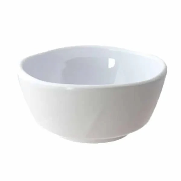 Thunder Group 39055WT Classic White 19 oz. Melamine Bowl | Case of 12 — main image