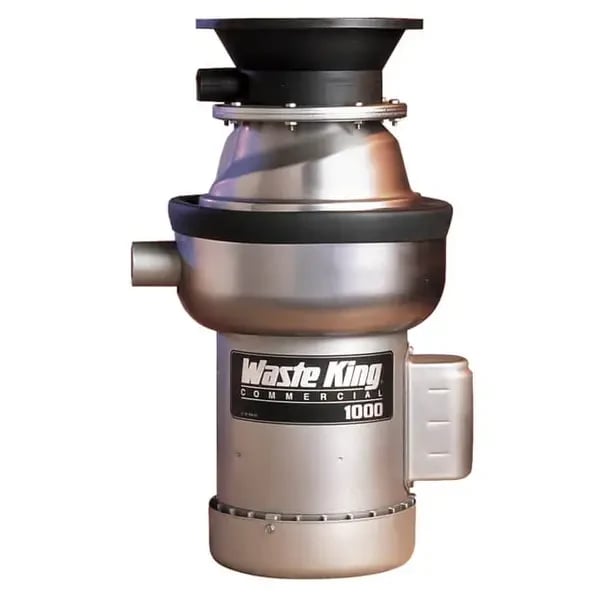 Commercial Kitchen Plumbing Fittings — Waste King 1000-1 120/240V 1 Phase 1 HP Commercial Garbage Disposal