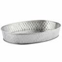 Tablecraft 10037 Lattice Stainless Steel Oval Platter 12" x 9" x 2-1/8"