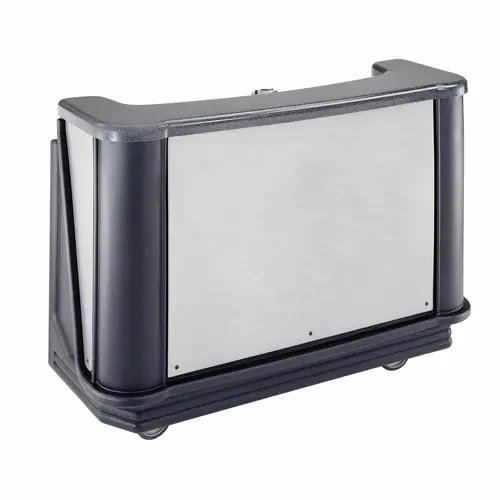 Cambro Cambar BAR650DSPMT770 Chicago Portable Bar 7-Bottle Speed Rail 5-Button Soda Gun Portable Bar 67-1/2"W X 28-1/2"D X 47-1/2"H — main image