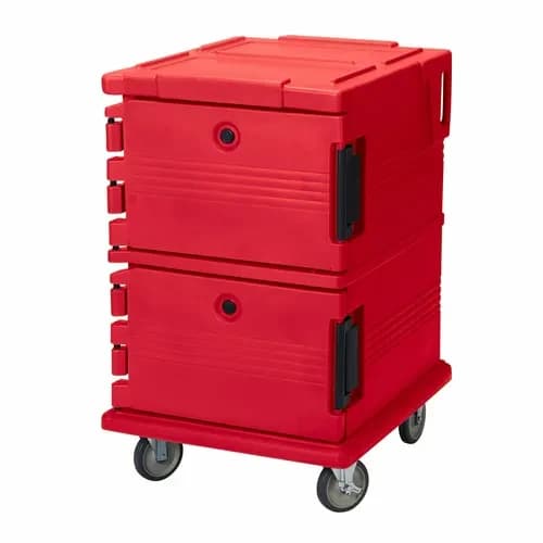 Cambro UPC1200158 Ultra Cam Cart Insulated Hot Red Front Loader Food Carrier