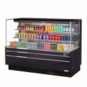 Turbo Air TOM-72L-UF-B-3S-N Black Horizontal Open Display Case Merchandiser 70-3/4"W