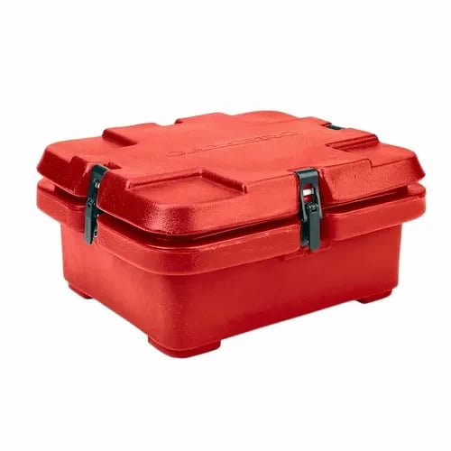 Cambro Camcarrier 240MPC158 Hot Red Top Loader 4" Deep