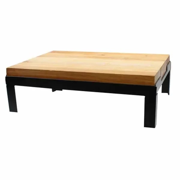 Tablecraft BBR18126F Black Metal Frame for Butcher Block Riser 18-1/2" x 12-1/2" x 6-1/2"
