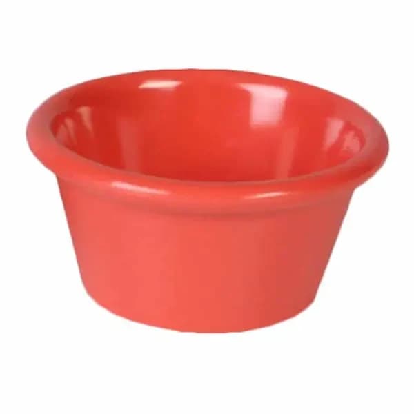 Thunder Group ML536RD1 Orange 2-1/2 oz. Melamine Ramekin | Case of 12
