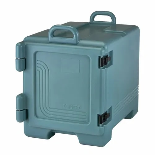 Cambro Ultra Pan Carrier UPC300401 Insulated Slate Blue Front Loader Food Carrier — main image