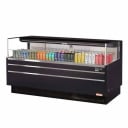 Turbo Air TOM-72L-UF-B-1S-N Black Horizontal Open Display Case Merchandiser 70-3/4"W