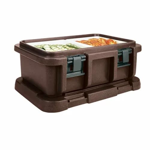 Cambro UPC160131 Ultra Pan Carrier Dark Brown Top Loader 6" Deep