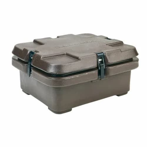 Cambro 240MPC131 Camcarrier Dark Brown Top Loader 4" Deep