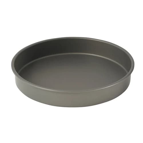 Winco HAC-122 Deluxe 12" Round Non-Stick Hard Anodized Aluminum Cake Pan