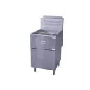 Serv-Ware SGF-70N 70 lb Natural Gas Floor Fryer 150,000 BTU (5 Burners)