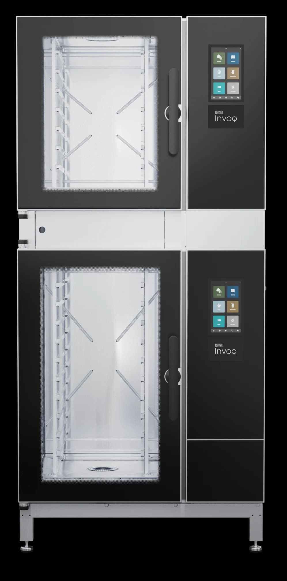 Blodgett 61/101BLG ® Invoq Series Gas Freestanding Combi Oven Full Size 2 Ovens Boilerless — Natural Gas, 44400 BTU