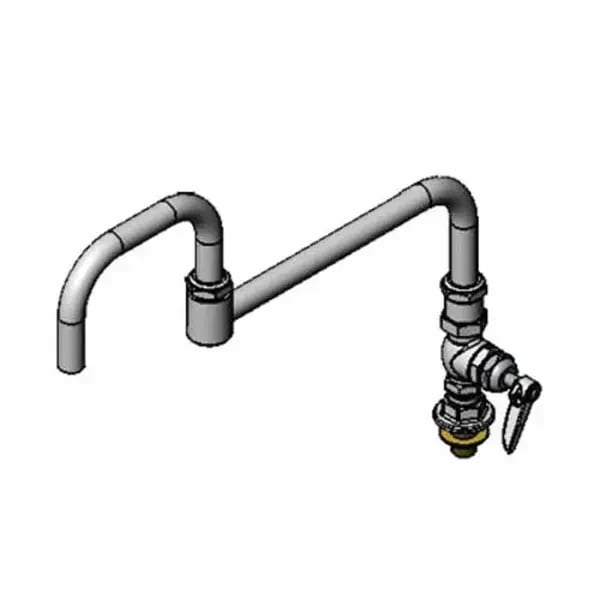 T&S B-0296-18DJ-CKP Single Hole Deck Mount Pantry Faucet
