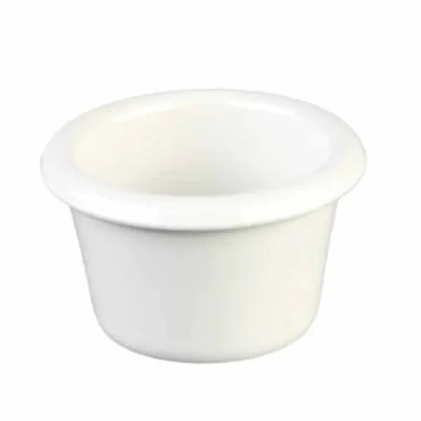 Thunder Group ML534B1 Bone 1-1/2 oz. Melamine Ramekin | Case of 12