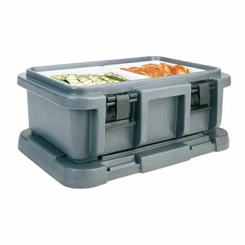 Cambro Ultra Pan Carrier UPC160191 Granite Gray Top Loader 6" Deep — main image