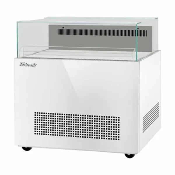 Turbo Air TOS-40NN-W Open White Sandwich and Cheese Display Case Merchandiser 40"W