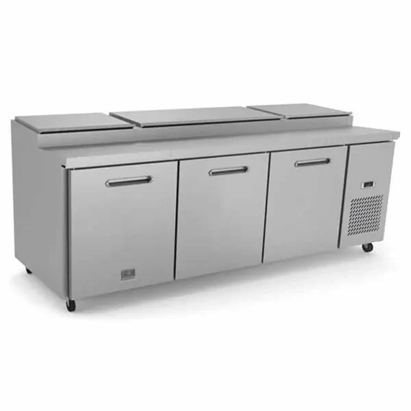 Kelvinator KCHPT92.12 3-Door Pizza Prep Table 94-1/8"W
