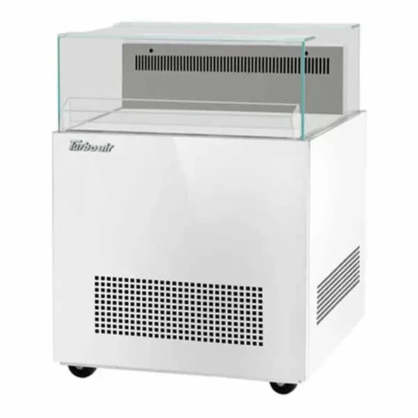 Turbo Air TOS-30NN-W Open White Sandwich and Cheese Display Case Merchandiser 30"W