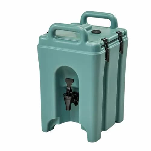 Cambro 100LCD401 Camtainer 1-1/2 Gallon Insulated Slate Blue Beverage Dispenser