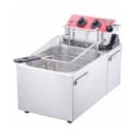 Serv-Ware EF-06L Electric Countertop Deep Fryer Single Tank 6 Liter