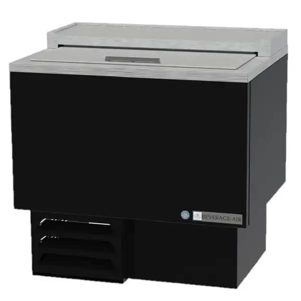 Beverage-Air GF34HC-B 7.44 cu. ft. Glass and Plate Froster 34"W