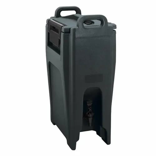 Cambro Camtainer UC500110 5-1/4 Gallon Insulated Black Beverage Dispenser