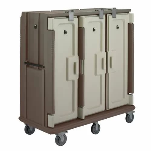 Cambro MDC1418T30194 Granite Sand Meal Delivery Cart