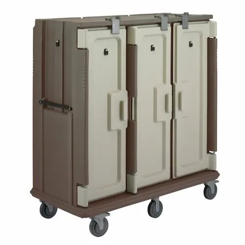 Cambro MDC1418T30194 Granite Sand Meal Delivery Cart