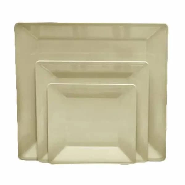Thunder Group PS3208V Passion Pearl 8-1/4" x 8-1/4" Square Melamine Plate | Case of 12