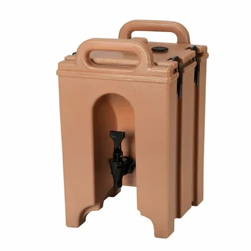 Cambro 100LCD157 Camtainer 1-1/2 Gallon Insulated Coffee Beige Beverage Dispenser