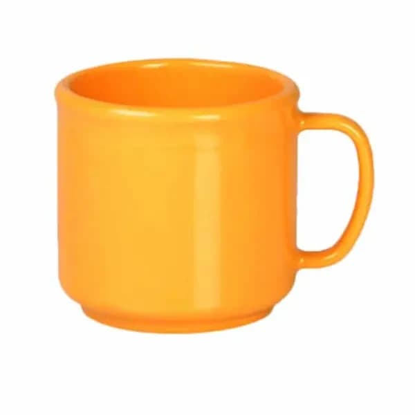 Thunder Group CR9035YW Yellow 10 oz. Melamine Mug/Cup | Case of 12