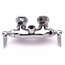 T&S B-0346-LN 3" Wall Mount Double Pantry Faucet