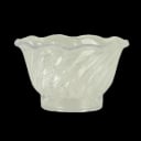 Thunder Group PLDs005C Clear Plastic Tulip Dish | Case of 12
