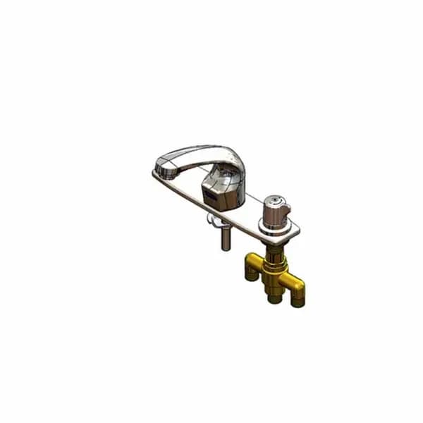 T&S Brass EC-3102-SMT8 T&S 8" Deck Mount ChekPoint Electronic Hands Free Sensor Faucet