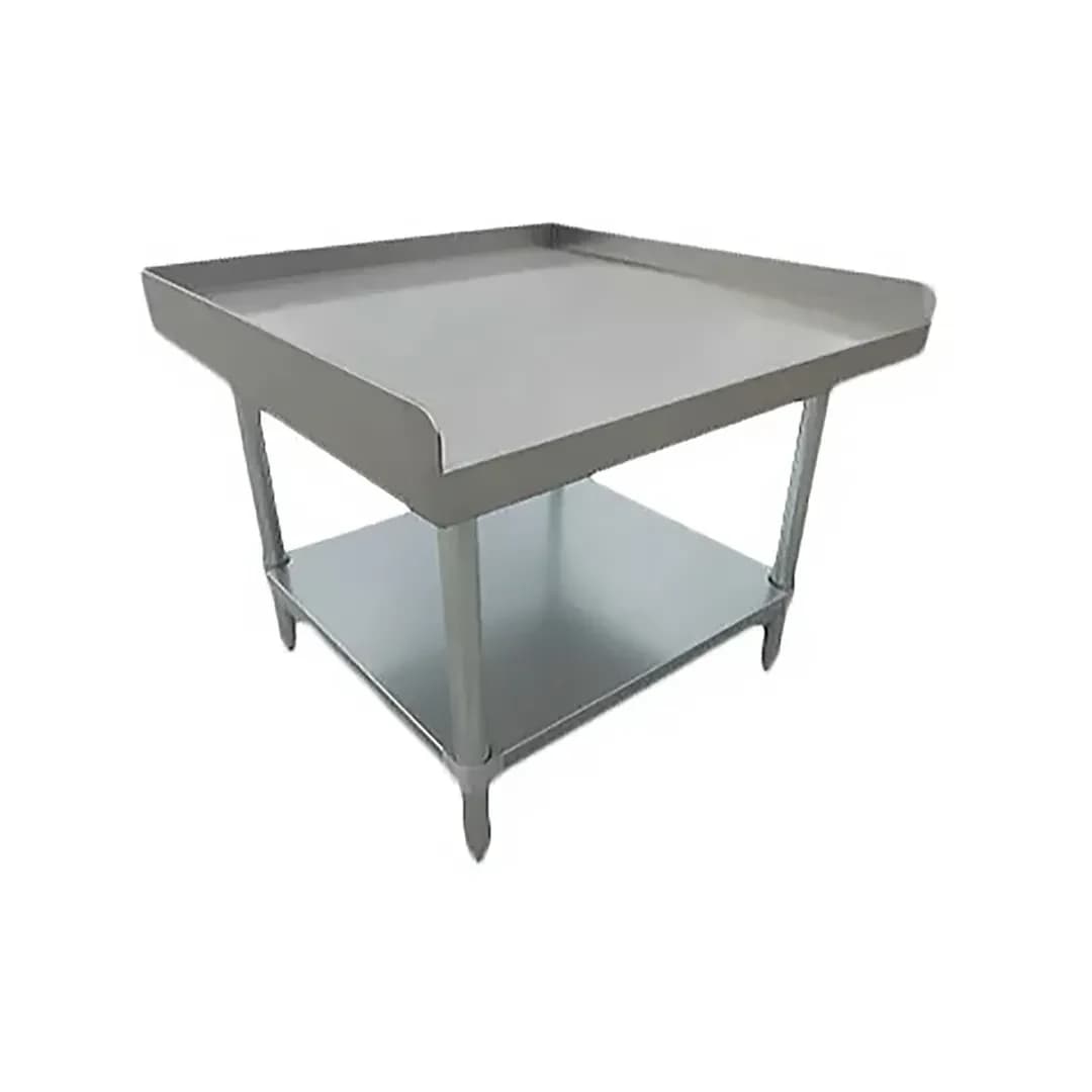 Horevo Global PKS-316 Serv‑Ware ESG3012W‑CWP Equipment Stand, 12″ W × 30″ D × 24″ H, 18/430 Stainless Steel Top w/ Galvanized Legs & Undershelf