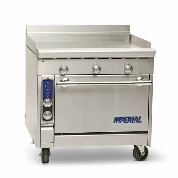 Imperial IHR-GT36-E 208V, 3PH Electric Range with 36" Griddle-Standard Oven 36"W