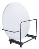National Public Seating DY-71R Folding Table Dolly - Vertical Storage - 71"R Table