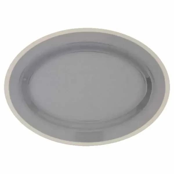 Thunder Group SD2121H Graham 21" x 15" Oval Melamine Platter | Case of 2