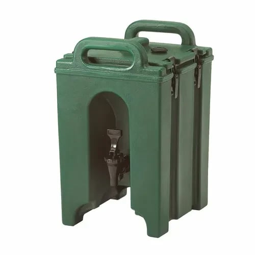 Cambro Camtainer 100LCD519 1-1/2 Gallon Insulated Kentucky Green Beverage Dispenser