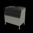 Kloppenberg CRB-48 Ice Storage Bin 500 Pound Capacity Polyethylene Interior