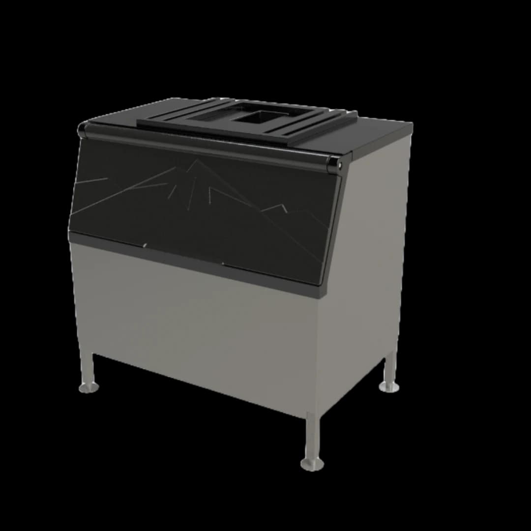 Kloppenberg CRB-48 Ice Storage Bin 500 Pound Capacity Polyethylene Interior