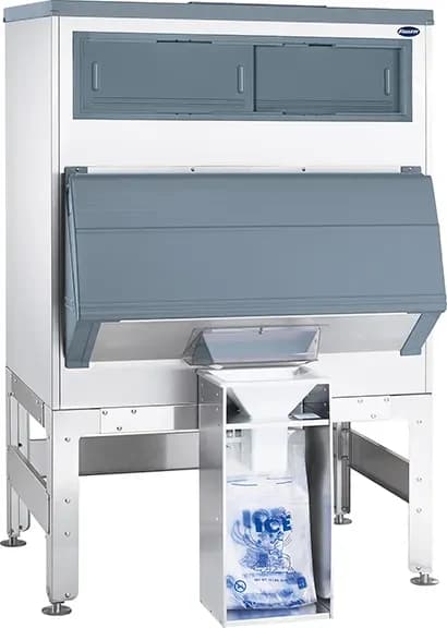 Follett DEV1080SG-60-BG Ice•DevIce™ Series Gravity Dispense Ice Bin 1080 Pound Capacity Polyethylene Interior Cube, Nugget Ice Compatibility